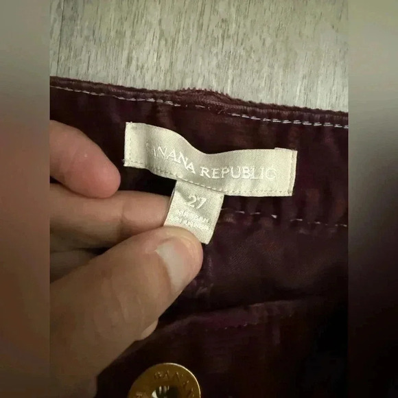 Burgundy Plum Banana Republic Corduroy Pants - Picture 4 of 9